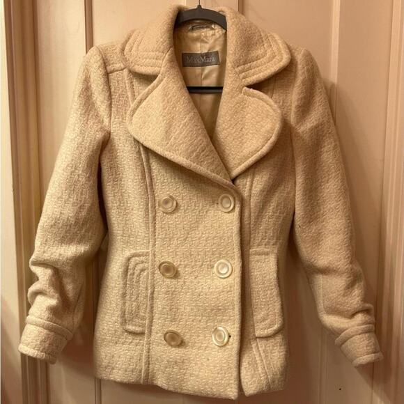 MaxMara vintage NWOT peacoat - Picture 1 of 8